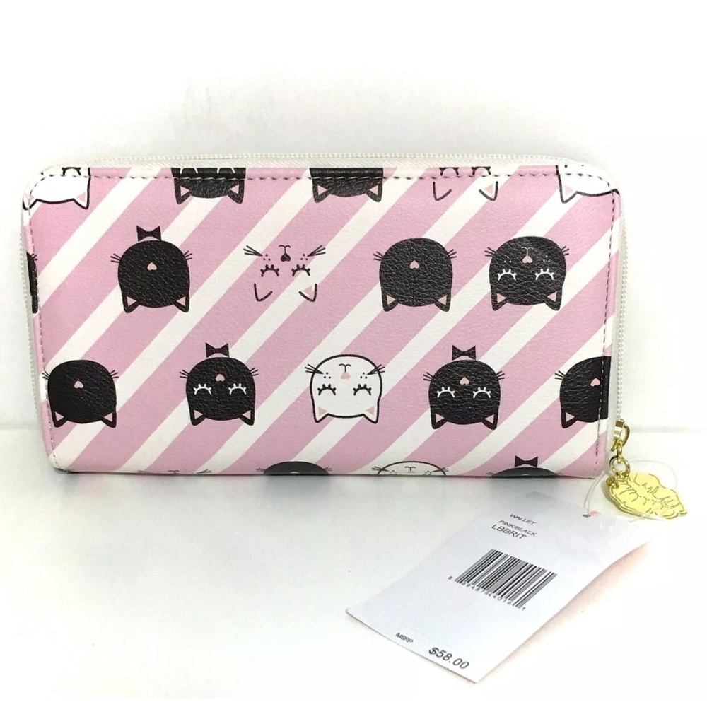 Luv Betsey Johnson Wallet Kitty Cat Change Purse - Picture 4 of 8